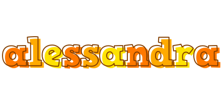 Alessandra desert logo
