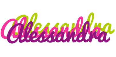 Alessandra flowers logo