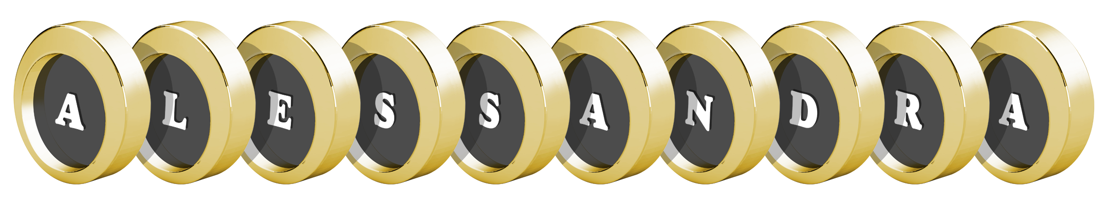 Alessandra gold logo