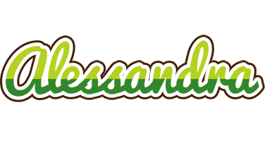 Alessandra golfing logo