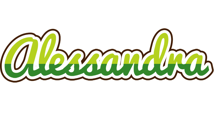 Alessandra golfing logo