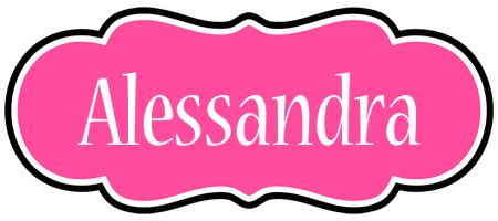 Alessandra invitation logo