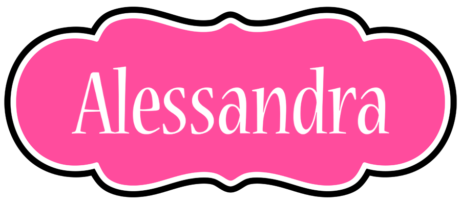 Alessandra invitation logo