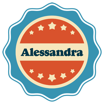 Alessandra labels logo