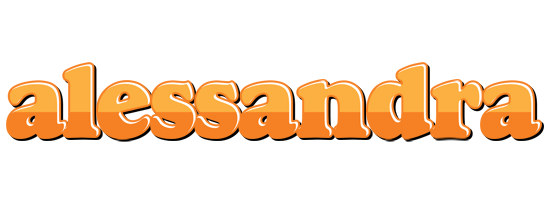 Alessandra orange logo