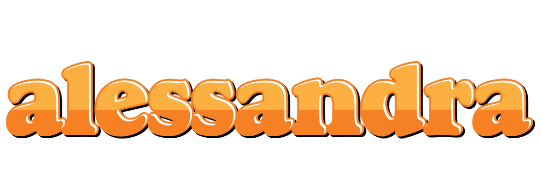 Alessandra orange logo