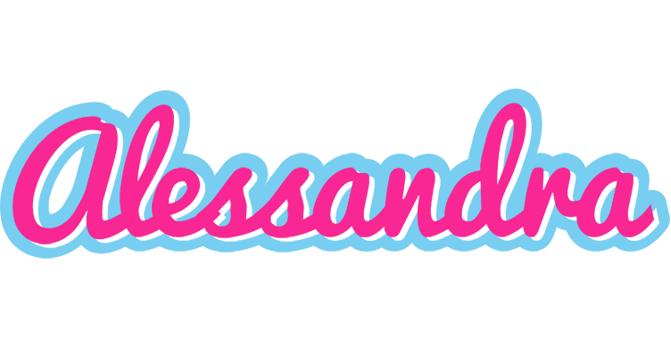 Alessandra popstar logo