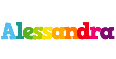 Alessandra rainbows logo