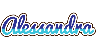 Alessandra raining logo