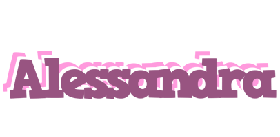 Alessandra relaxing logo