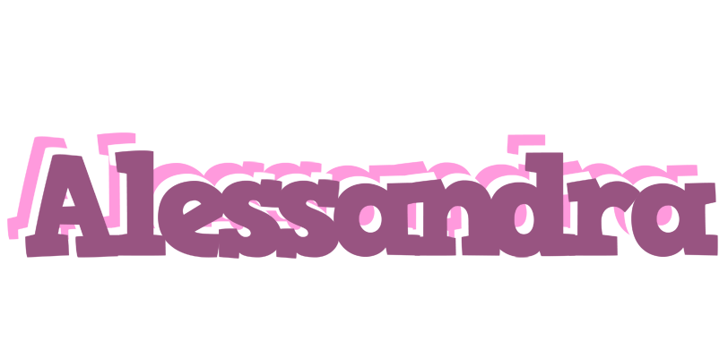 Alessandra relaxing logo