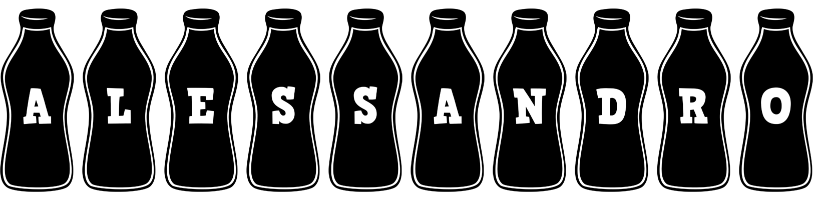 Alessandro bottle logo