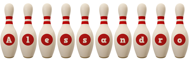 Alessandro bowling-pin logo