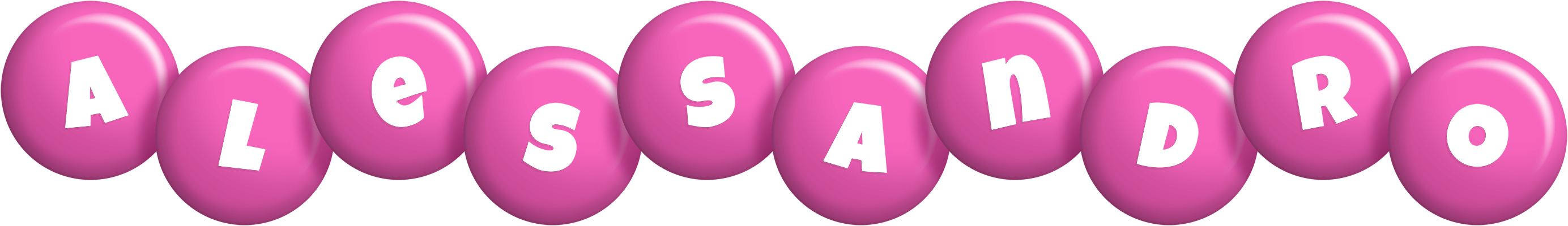 Alessandro candy-pink logo