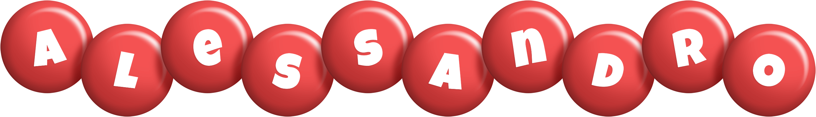 Alessandro candy-red logo