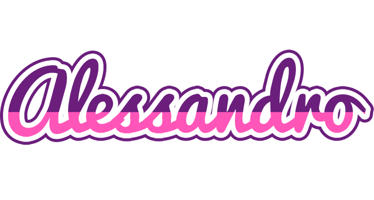 Alessandro cheerful logo