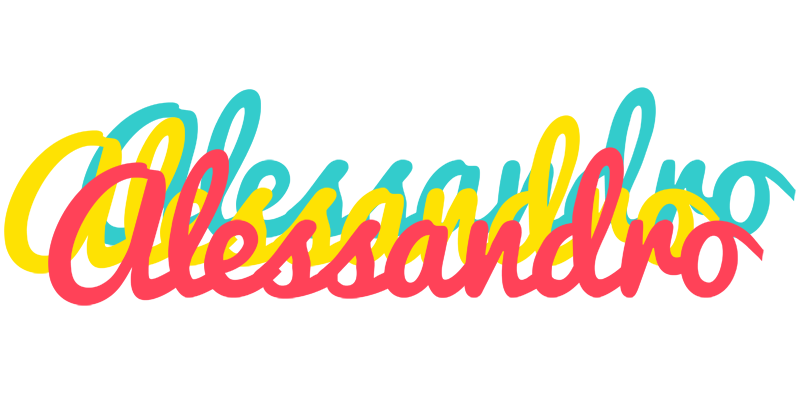 Alessandro disco logo