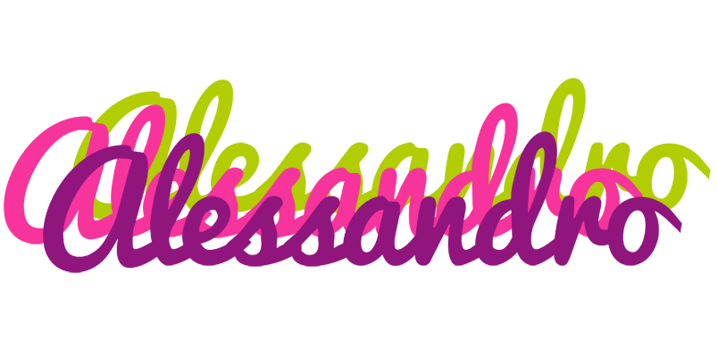 Alessandro flowers logo