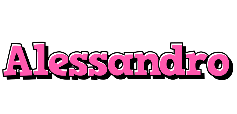 Alessandro girlish logo
