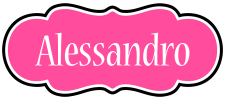 Alessandro invitation logo