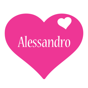 Alessandro love-heart logo