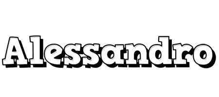 Alessandro snowing logo