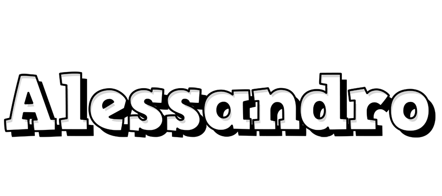 Alessandro snowing logo