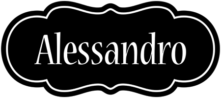 Alessandro welcome logo