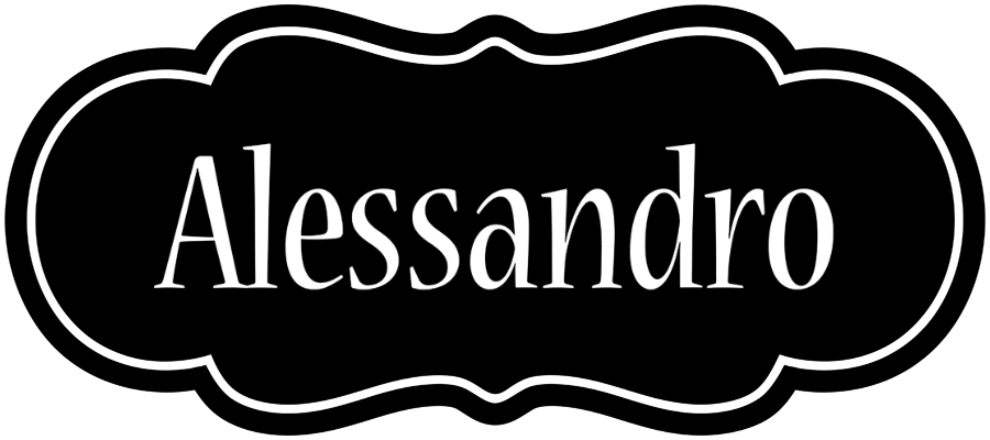Alessandro welcome logo
