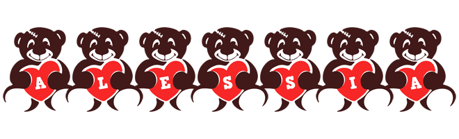 Alessia bear logo