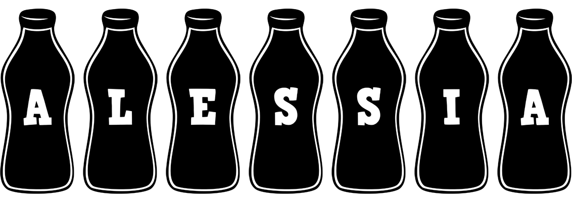Alessia bottle logo