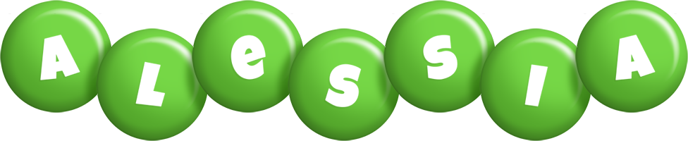 Alessia candy-green logo