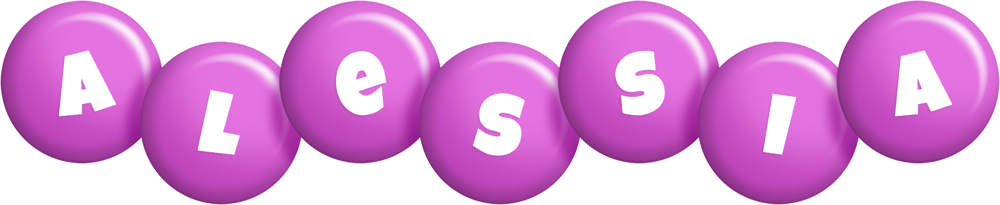 Alessia candy-purple logo