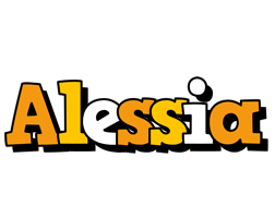 Alessia cartoon logo