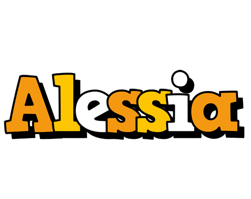Alessia cartoon logo
