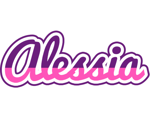 Alessia cheerful logo