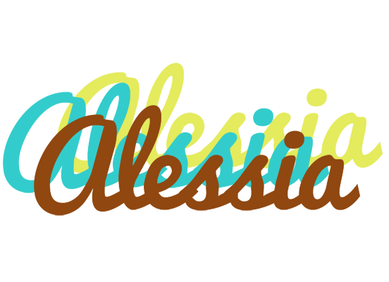 Alessia cupcake logo