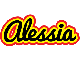 Alessia flaming logo