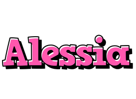 Alessia girlish logo