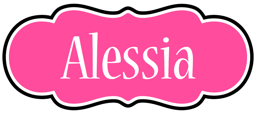 Alessia invitation logo