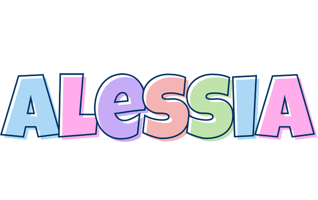 Alessia pastel logo