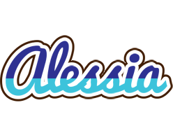 Alessia raining logo