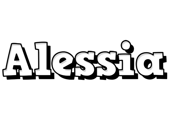 Alessia snowing logo