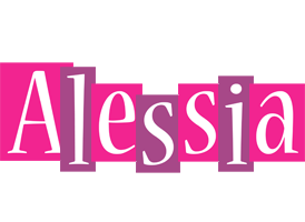 Alessia whine logo