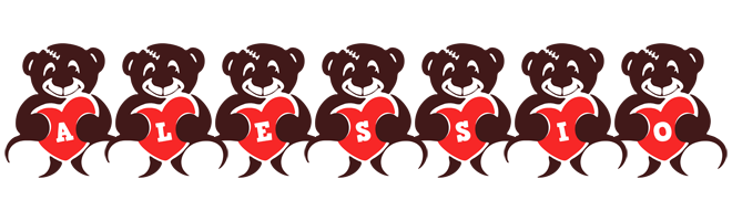 Alessio bear logo