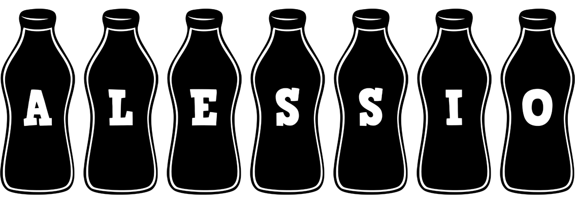 Alessio bottle logo