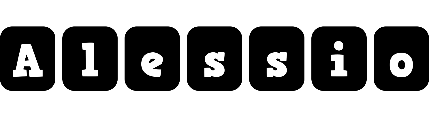 Alessio box logo