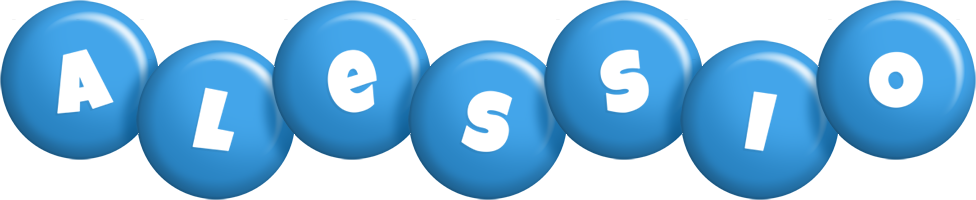 Alessio candy-blue logo