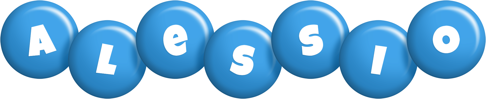 Alessio candy-blue logo