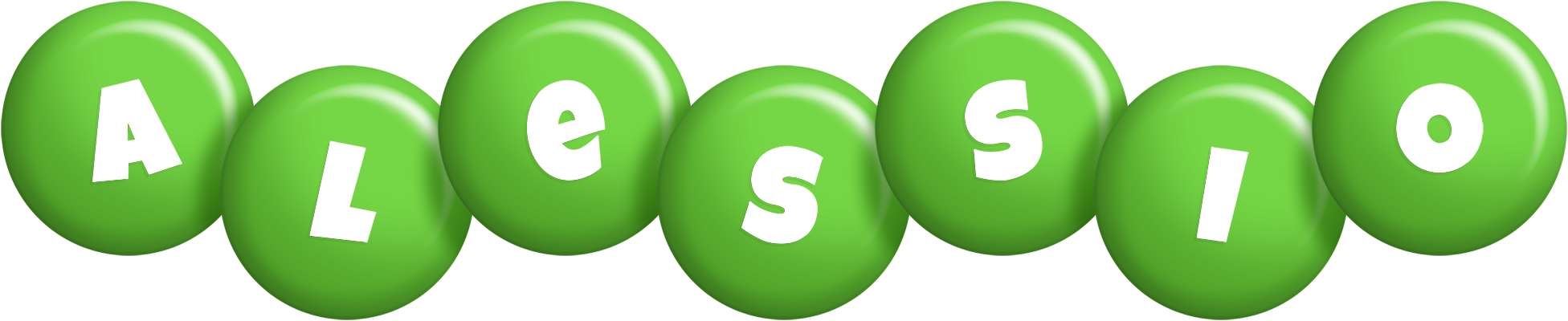 Alessio candy-green logo